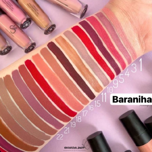 رنگ‌بندی رژ لب مایع مات بادوام گلدن رز